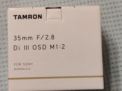 Лот: 25377307. Фото: 1. Объектив Tamron 35mm f/2.8 Di... Объективы
