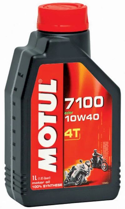 Лот: 6488481. Фото: 1. MOTUL 7100 4T 10w40 100% Synt... Масла, жидкости