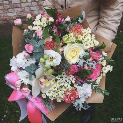Лот: 8164938. Фото: 1. Сборный букет. Цветы на Щорса... Свежие цветы