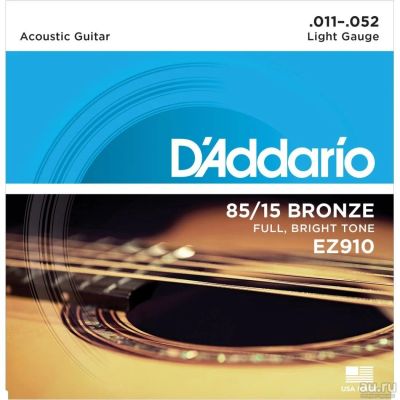Лот: 8985282. Фото: 1. Струны D`addario EZ900, 011 -... Другие струнные