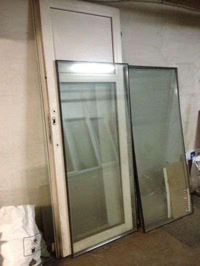 Лот: 11701223. Фото: 1. дверь ПВХ со стеклопакетом бу... Окна, балконы