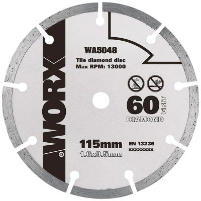Лот: 24296492. Фото: 1. Пильный диск алмазный WORX WA5048... Расходные материалы, сменные насадки