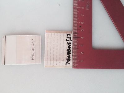 Лот: 6288159. Фото: 1. lvds шлейфы с T-con на матрицу... Запчасти для телевизоров, видеотехники, аудиотехники