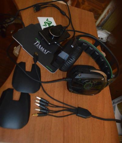 Лот: 3957553. Фото: 1. Наушники Razer Tiamat 7.1. Акустические системы