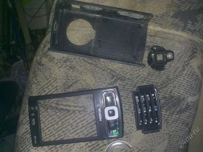 Лот: 850364. Фото: 1. Корпус Nokia N95 8 GB + клавиатура. Корпуса, клавиатуры, кнопки