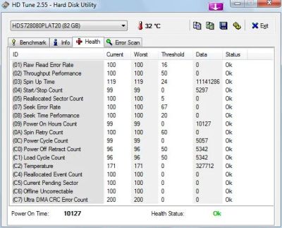Лот: 4620425. Фото: 1. Жесткий диск 3,5" Hitachi 80Gb... Жёсткие диски (HDD)
