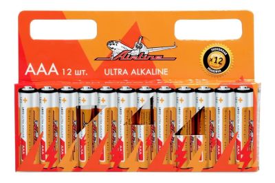 Лот: 19623933. Фото: 1. Батарейка ААА AirLine 1шт AAA-12... Батарейки, аккумуляторы, элементы питания