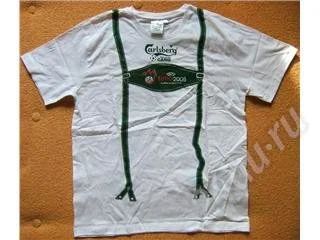 Лот: 27358. Фото: 1. Футболка Carlsberg (c промо-акции... Красноярск