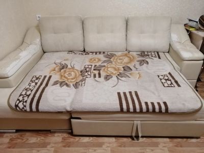 Лот: 16830462. Фото: 1. Диван с оттоманкой. Диваны