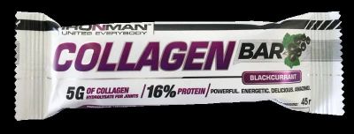 Лот: 10241146. Фото: 1. Collagen Bar 45 гр. Ironman (спортивное... Спортивное питание, витамины