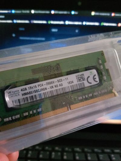 Лот: 23687288. Фото: 1. Память для ноутбука DDR4 4Гб 2666Мгц... Оперативная память