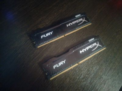 Лот: 15786082. Фото: 1. 8Gb Kingston HyperX FURY Black... Оперативная память