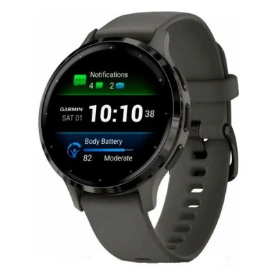 Лот: 24584954. Фото: 1. Смарт-часы Garmin Venu 3S Slate... Смарт-часы, фитнес-браслеты, аксессуары