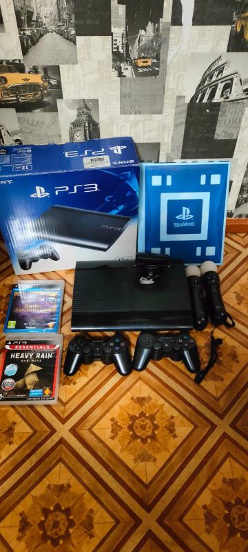 Лот: 21324919. Фото: 1. Ps3 super slim 750gb. Консоли