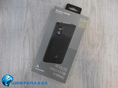 Лот: 20594430. Фото: 1. Внешний аккумулятор 10000 mAh... Внешние, портативные аккумуляторы для смартфонов (Power bank)