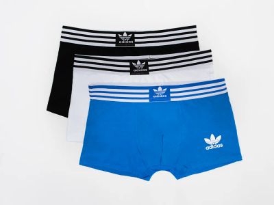 Лот: 24976230. Фото: 1. Боксеры Adidas 3шт. Нижнее бельё, плавки, шорты для плавания