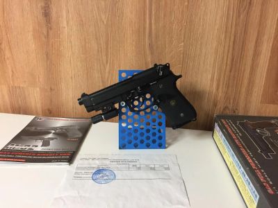 Лот: 10239146. Фото: 1. Пистолет Beretta M9A1 Marine Black... Пейнтбол, страйкбол