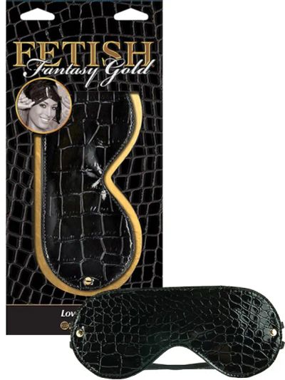 Лот: 22069049. Фото: 1. Маска Fetish Fantasy Gold черная... Игрушки