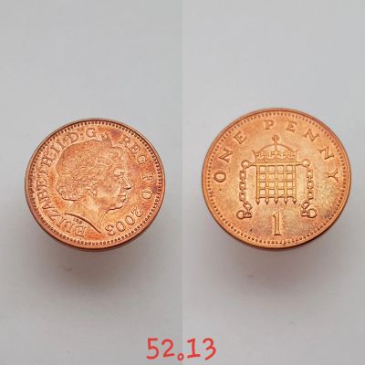 Лот: 15596312. Фото: 1. монета Великобритания 1 пенни... Великобритания и острова