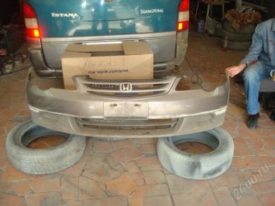 Лот: 1210007. Фото: 1. Бампер передний Honda odyssey. Кузов
