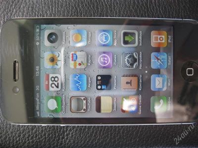 Лот: 1155007. Фото: 1. APPLe iphone 4 разблокирован gevey... Смартфоны