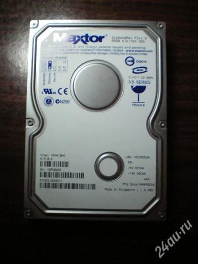 Лот: 1182647. Фото: 1. Жесткий диск/винчестер Maxtor... Жёсткие диски (HDD)
