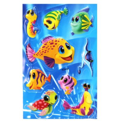 Лот: 6138840. Фото: 1. Наклейки пластиковые объёмные. Другое (игрушки)
