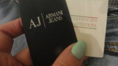 Лот: 7349435. Фото: 1. Джинсы / штаны ARMaNI JeANS, размер... Джинсы