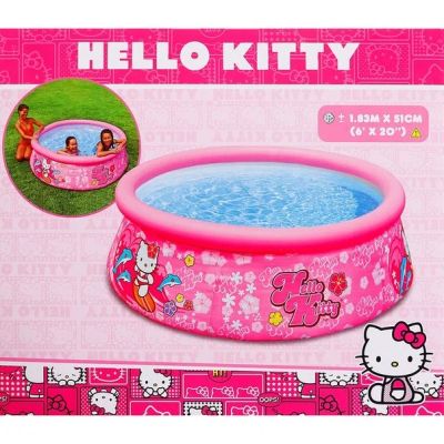 Лот: 6115603. Фото: 1. Бассейн надувной Hello Kitti 183... Бассейны, аксессуары и комплектующие