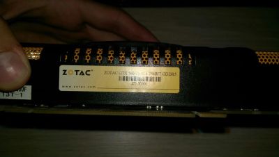 Лот: 8207091. Фото: 1. Zotac GTX 560ti. Видеокарты