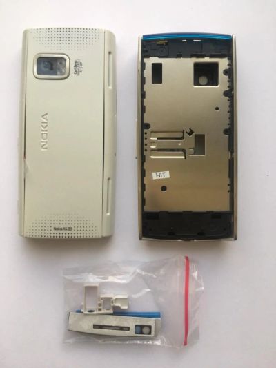 Лот: 11529353. Фото: 1. Корпус Nokia X6 под ориг. (белый... Корпуса, клавиатуры, кнопки