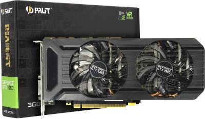 Лот: 15463581. Фото: 1. Palit GeForce GTX1060 3Gb Dual... Видеокарты