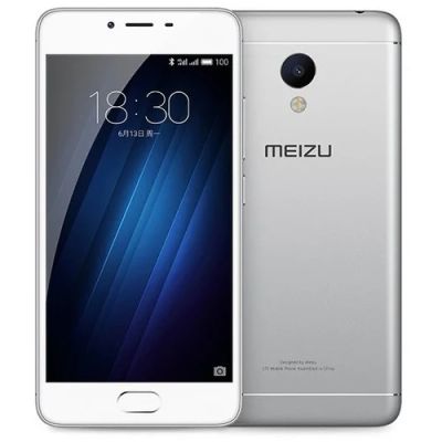 Лот: 7955726. Фото: 1. Meizu M3S серебристо-белый, 2Гб... Смартфоны