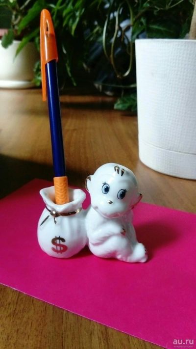 Лот: 16326131. Фото: 1. Подставка для ручки, фарфор. Ручки шариковые, перьевые