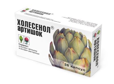 Лот: 23716994. Фото: 1. Холесенол артишок капс. 0,4г... Лекарства