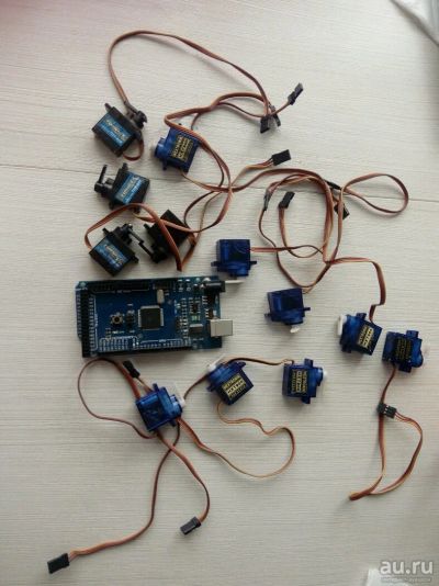 Лот: 13725995. Фото: 1. Arduino + сервоприводы. Другое (радиодетали  (электронные компоненты))