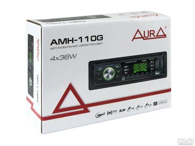 Лот: 15812428. Фото: 1. А/м Aura AMH-110G. Автомагнитолы