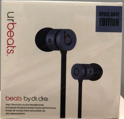Лот: 16026345. Фото: 1. Наушники UrBeats Серые. Наушники, гарнитуры