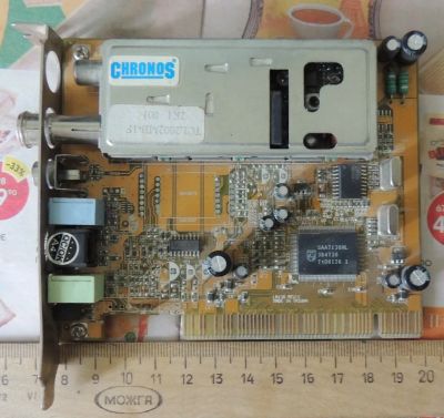Лот: 22224159. Фото: 1. PCI TV тюнер, компьютерный ТВ... ТВ-тюнеры и карты захвата