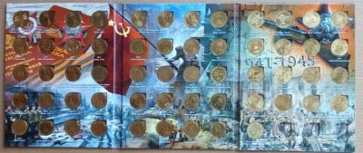 Лот: 13508860. Фото: 1. 10 рублей ГВС и др. Полный набор... Наборы монет