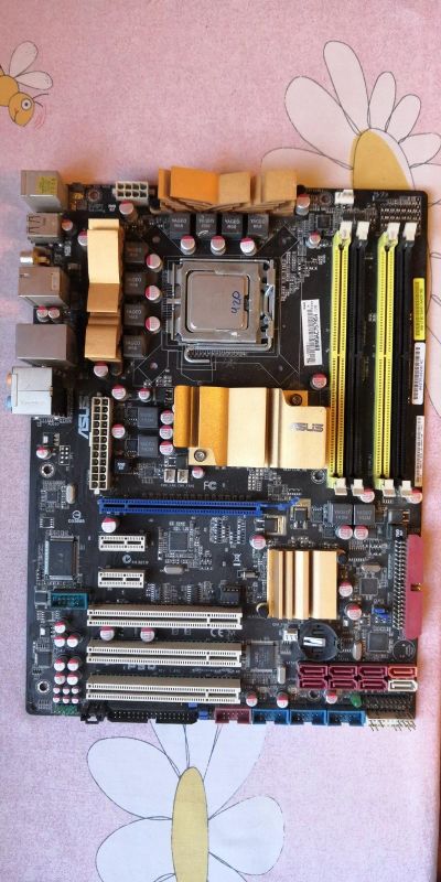 Лот: 14454123. Фото: 1. комплект Celeron 1.6Ghz + MB ASUS... Комплекты запчастей
