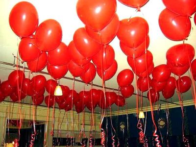 Лот: 3832365. Фото: 1. Латексные шары сердца 1шт. Воздушные шары