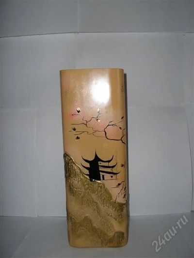 Лот: 1653436. Фото: 1. Ваза (стеклянная) 42см. Вазы