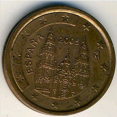 Лот: 8965896. Фото: 1. 2 евроцента 2005 года - Испания... Европа