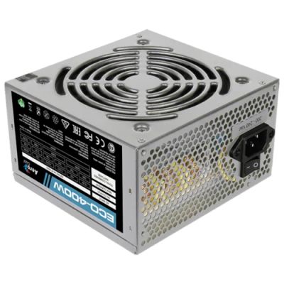 Лот: 14567198. Фото: 1. Блок питания 400W Aerocool ECO-400W... Корпуса, блоки питания