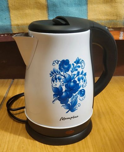 Лот: 25349936. Фото: 1. Чайники: металл, стеклянный, Bluetooth... Чайники, кофемашины, кулеры