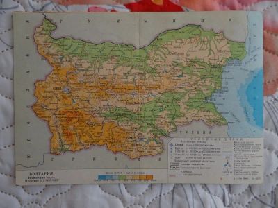 Лот: 8231019. Фото: 1. Карта Болгарии. Карты и путеводители