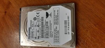 Лот: 16968776. Фото: 1. Hdd Toshiba 2.5" 500gb (mk5076gsx... Жёсткие диски (HDD)