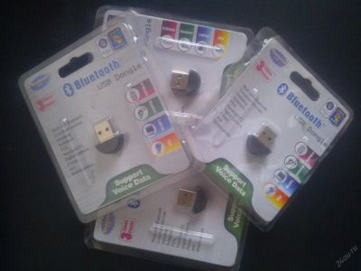 Лот: 5904437. Фото: 1. пара адаптеров Bluetooth 2.0 USB. WiFi, Bluetooth адаптеры