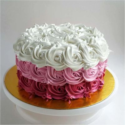 Лот: 11464162. Фото: 1. Торт кремовые розы. Торты, пирожные